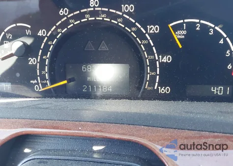 2006 Mercedes-Benz S 430 4Matic z USA, uszkodzony, nr VIN WDBNG83JX6A476231